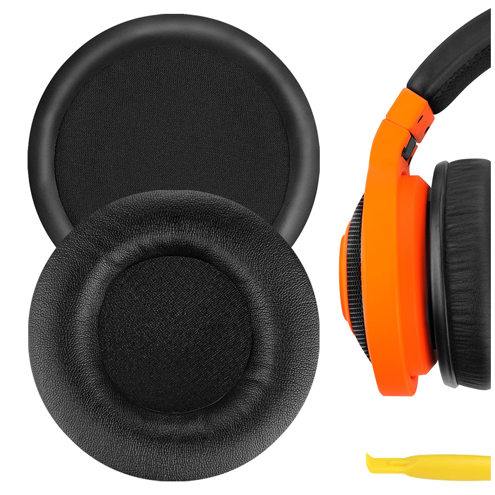 Geekria Replacement Ear Pads for Razer Kraken Mobile (Not Compatible with Kraken Tournament Edition) Headphones Ear Cushions, Repair Parts (Black)