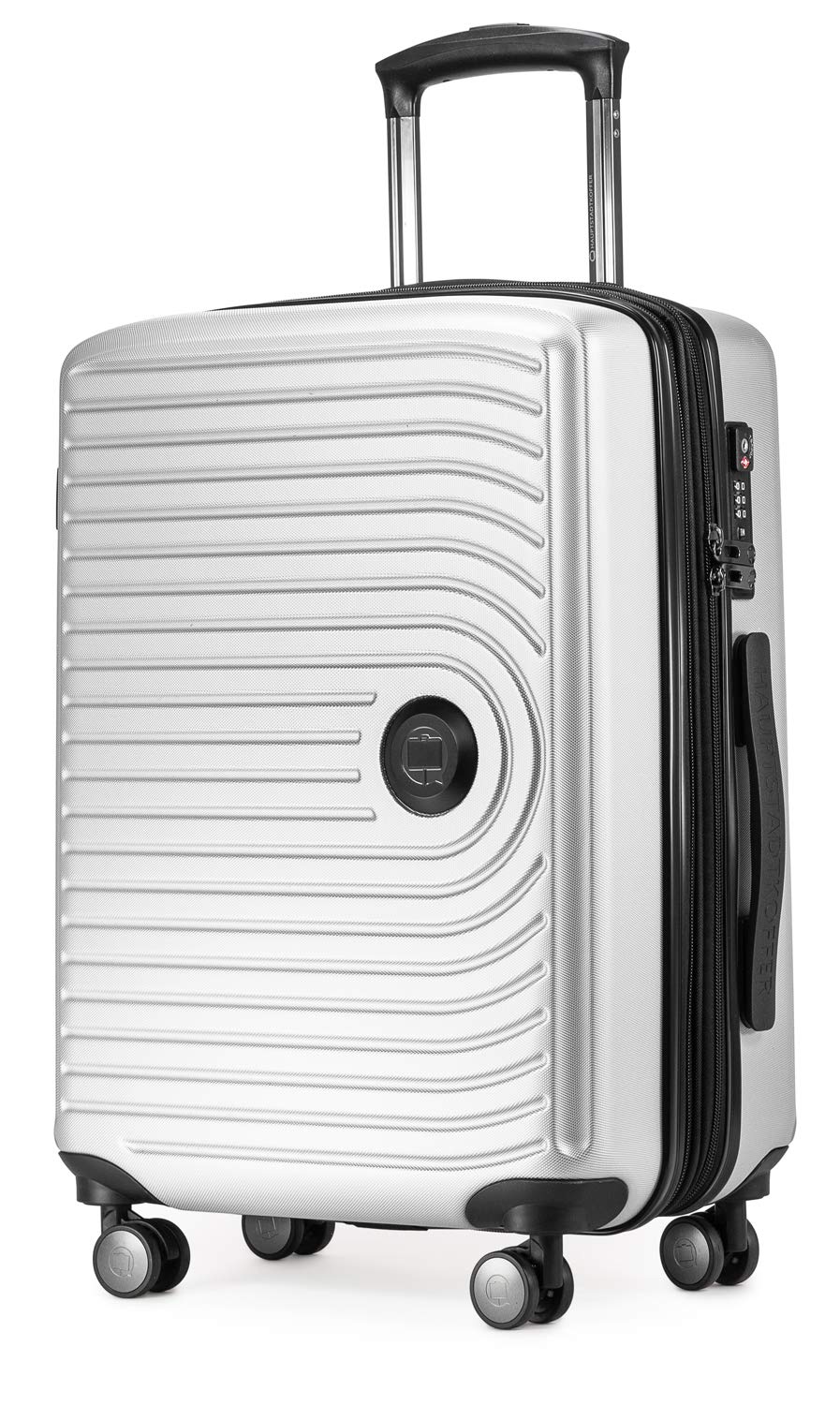 Hauptstadtkoffer Mitte - Hand Luggage 55x40x23, TSA, 4 Wheels, Travel Suitcase, Hard-Shell Suitcase, Rolling Suitcase, Hand Luggage Suitcase, Cabin Luggage Suitcase, White Matt