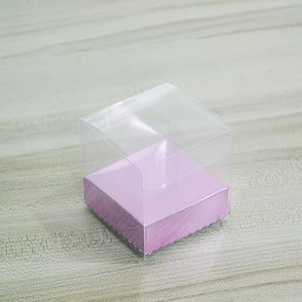 HangQi 20 x transparente PVC plástico cubo caja de embalaje ...