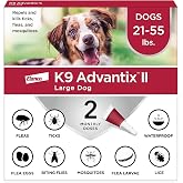 K9 Advantix II Flea &amp; Tick Topical for Large Dogs 21&ndash;55 lbs., 2ct