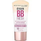 Maybelline Dream Fresh Skin Hydrating BB cream, 8-in-1 Skin Perfecting Beauty Balm with Broad Spectrum SPF 30, Sheer Tint Cov