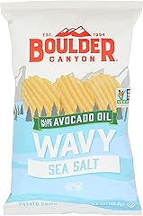 BOULDER CANYON Wavy Classic Sea Salt Potato Chips, 5.5 OZ
