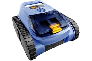 RERIOU 2025 New Pool Vacuum, Robotic Pool Cleaner Wall Climbing Pool Robot Vacuum, Sonar Navigation Above Ground and Inground Pools, Up to 180 Mins Run time Brushless Motor, up to 2000 Sq.ft