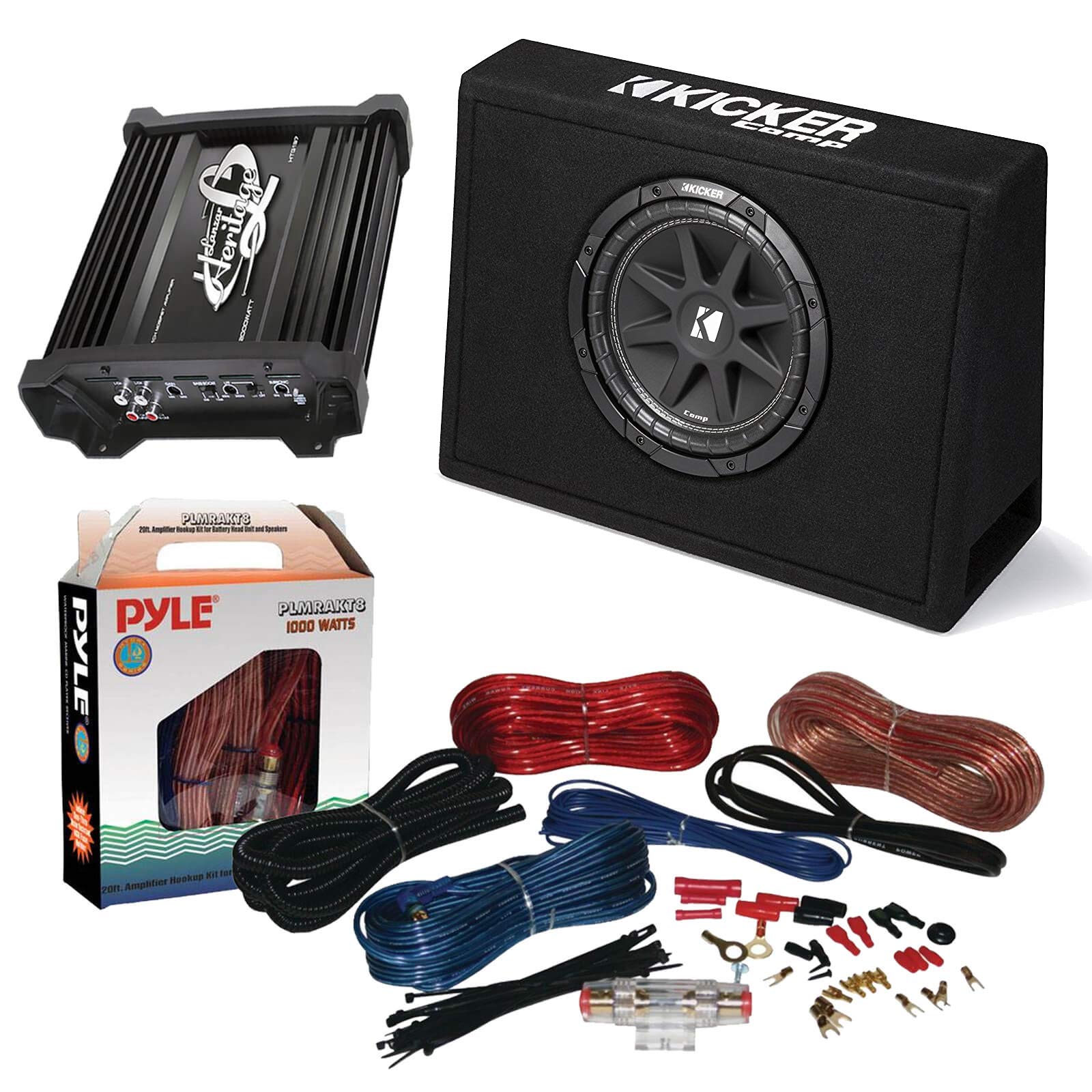 Buy Car Subwoofer and Amp Combo: Kicker 