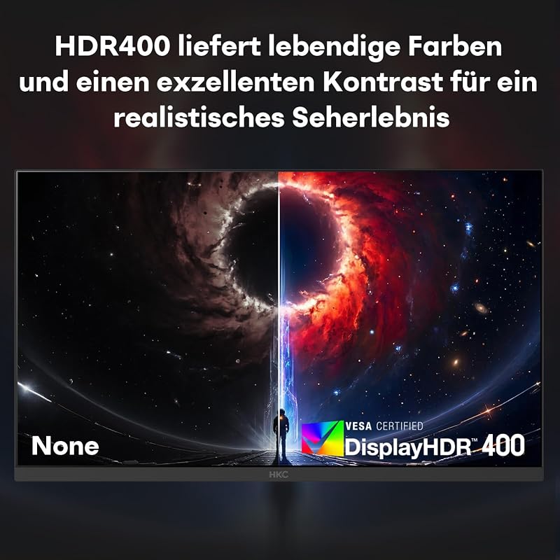 G27H3D 27 Zoll Gaming Monitor 240Hz, FHD (1920×1080) Fast IPS Bildschirm, 1ms MPRT, HDR400, 90% DCI-P3, Low Blue Light, 2× HDMI 2.0 & DP 1.4, VESA 100×100, PC Gaming Monitor, Schwarz