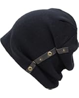 （エクサス）EXAS ボタン付きロングワッチ（ニット帽）