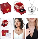 Firestyle Preserved Red Rose & I Love You Necklace - Eternal Gifts view 5