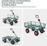 Panana Heavy Duty Garden Cart 700kg Capacity with Removable Sides view 4