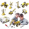 Quhiu STEM Educational Building Blocks - 100 pcs Toys Stem Kit for Kids Ages 4 5 6 7 8 9+ Engineering Building Blocks Kit Sets Boys Science Kit Tinker Toys