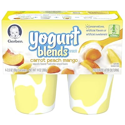 Gerber Graduates Yogurt Blends Carrot Peach Mango Taiwan Ubuy