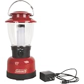 Coleman Classic 400 Lumens LED Lantern, with USB Port | Built-in carry handle and hanging hook offer easy transport and placement, Water resistant, 5-20 hour burn time