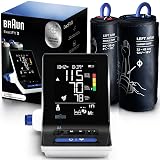Braun ExactFit 3 Blood Pressure Monitor for Home Use, Blood Pressure Machine, Color-Coded, High BP Monitor, 2 Upper Arm Cuff Sizes, 80 Memory Slots