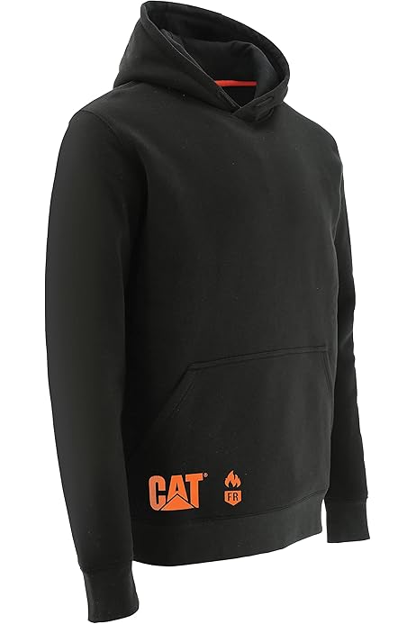 CAT Men's 1910140 Flame Resistant Lightweight Pullover Hoodie - Small  Regular - Black at Amazon Men's Clothing store