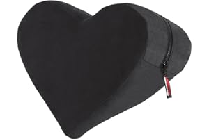 Liberator Heart Wedge Sex Positioning Pillow, Black Velvish