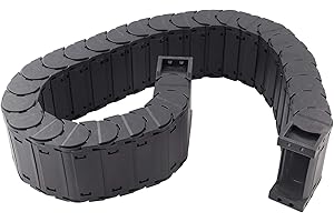 Yuecoom Cable Drag Chain, Wire Carrier Bridge Drag Chain, Low Noise Series Nylon Wire Carrier Bridge Towline Nylon Cable Drag