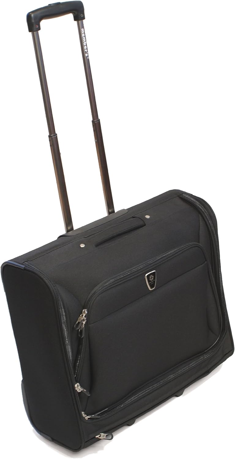 24 Piece Suits Dresses Garment Suit Carrier Wheeled Cabin Case