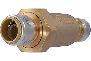 Cash Acme BF1 Dual Check Valve, 3/4 Inch Push to Connect, Compatible with SharkBite, BF13434SB