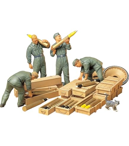 TAMIYA 1/35 ミリタリーミニチュア20点セット　A22 Amazon.com: Luft Dak Artillery Crew 1/35 : Arts, Crafts & Sewing