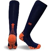 Vitalsox Italy -Patented Graduated Compression VT1211 Marine/Orange, Medium VT1211