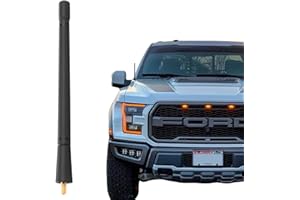 KSaAuto Stubby Antenna for Ford F150 F-150 2009-2024, Truck Ford F150 Antenna Short, 7 Inch Car Antenna Replacement Ford F150 Accessories for AM FM Reception
