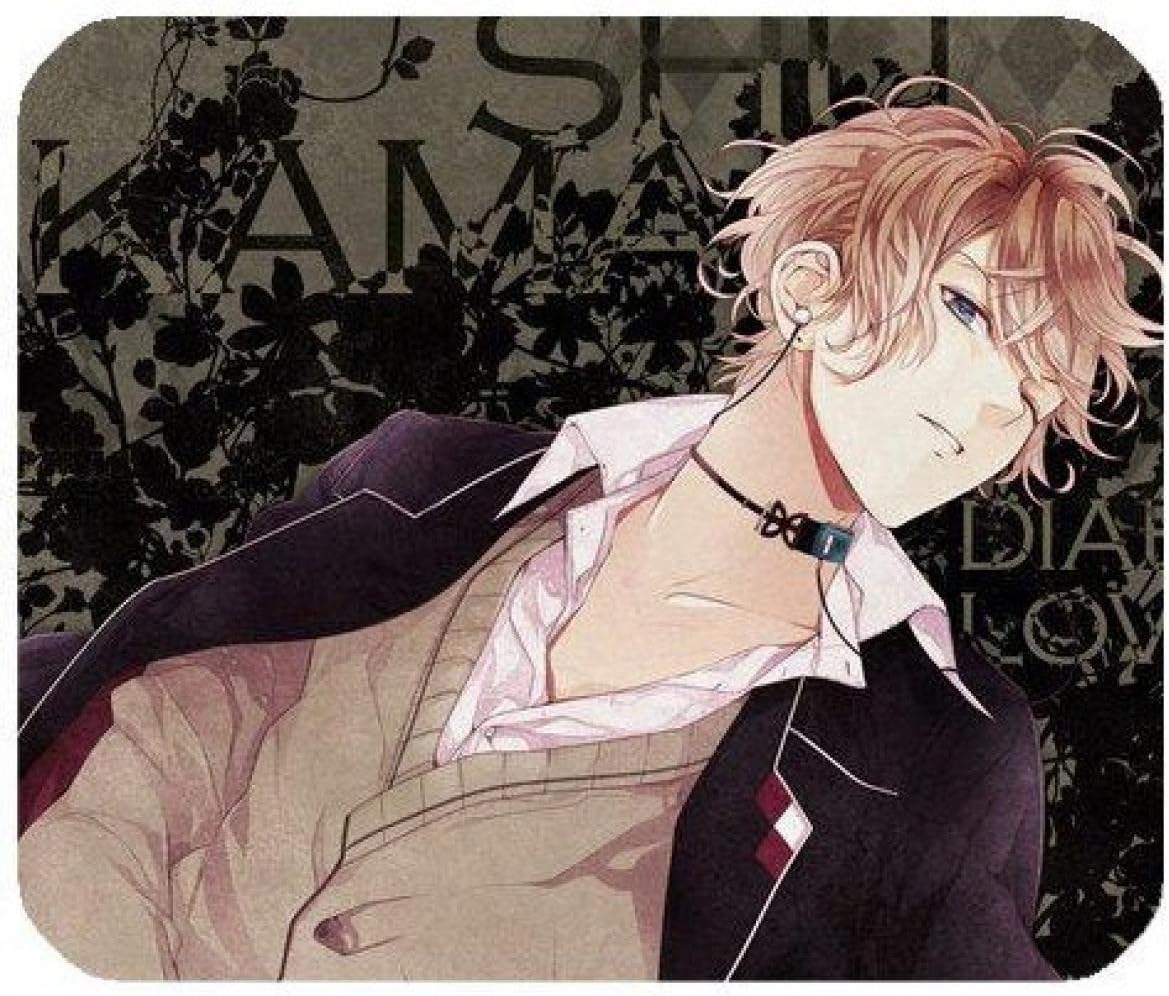 Smiling Christmas Holidays Diabolik Lovers Mouse Pad Mat Computer Rectangular mouse pad Dl