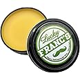 Lucky Franc's Unscented Mustache Wax for Men. Strong Frim Hold Stache Wax For Men's Grooming. All Natural Scent Free Formula With Beeswax And Coconut Oil. USA Made Mustache Styling Wax 2 Ounces
