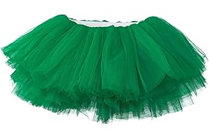 My Lello Little Girls 10-Layer Short Ballet Tulle Tutu Skirt (4 mo. - 3T)