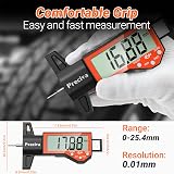 Preciva Tyre Tread Depth Gauge 0-25.4 mm Digital LCD UK Precision Tool view 6