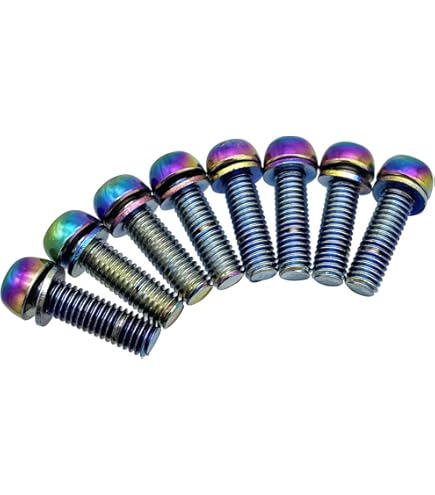 Amazon.com: Wanyifa Titanium M6 x 25mm Allen Hex Bolts with