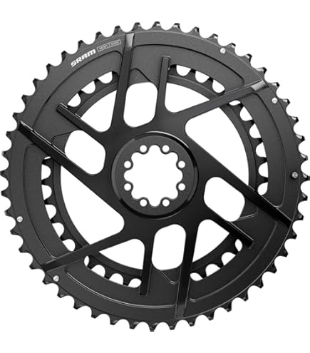 Amazon.com : SRAM RED AXS 2x Power Meter Chainring Kit - 46/33t