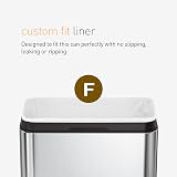 simplehuman CW0165 Custom Fit Bin Liners White Pack of 20 view 4