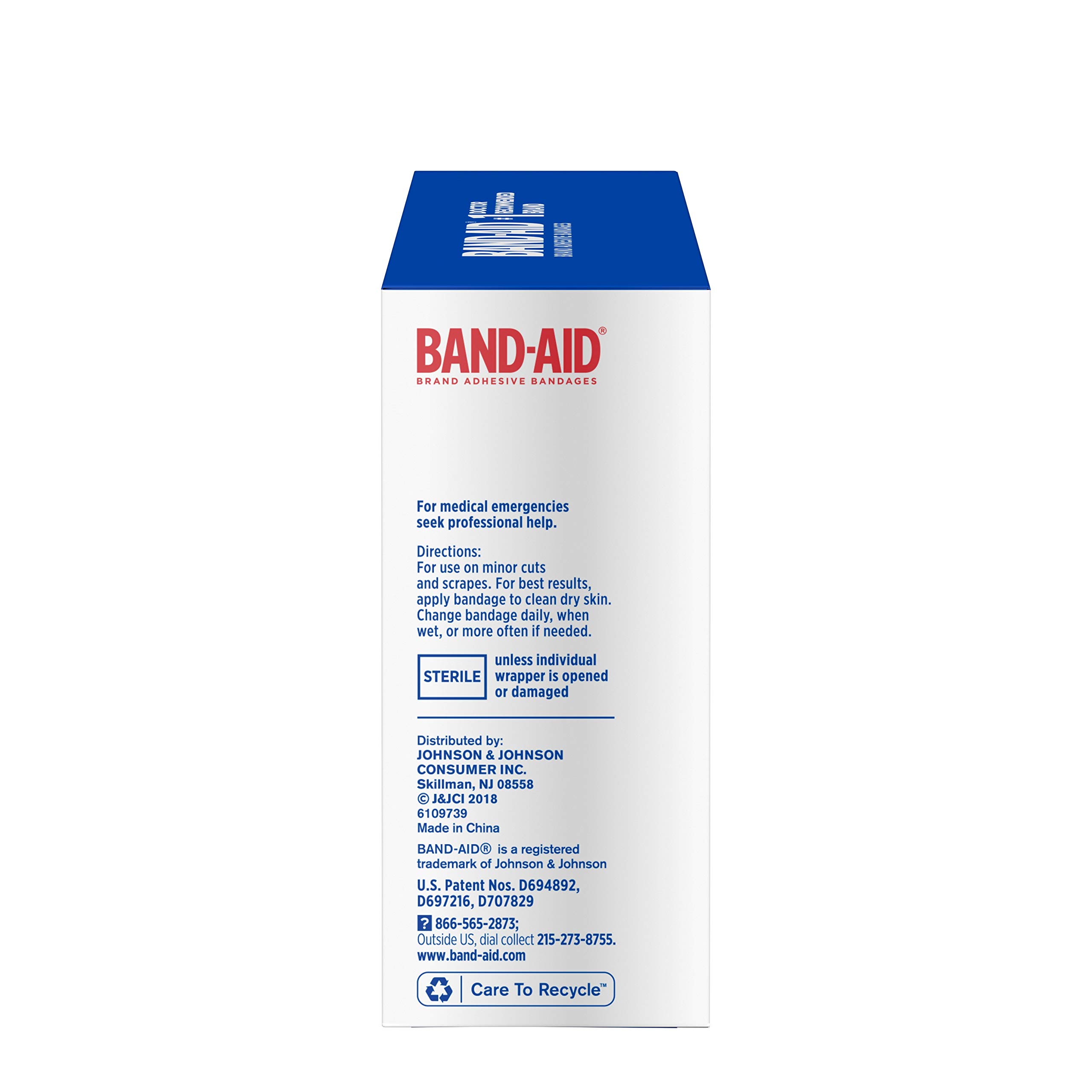 BandAid Brand Sterile Flexible Fabric Adhesive Bandages, Comfortable