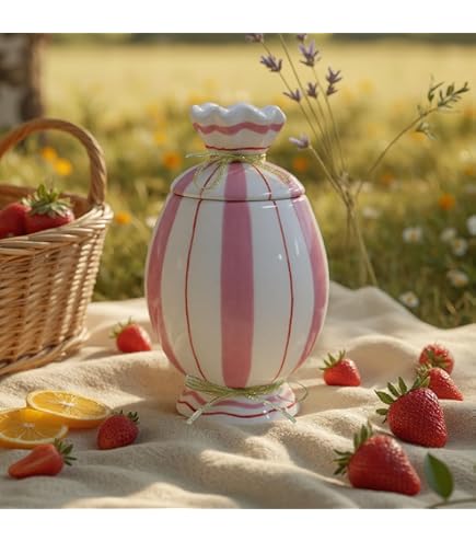 ジョナサンアドラー　QUAALUDES キャニスター 黒白ストライプ Vice Quaaludes Canister – Jonathan Adler