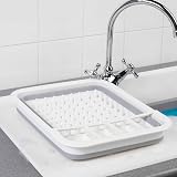Beldray Collapsible Dish Drainer with Cutlery Divider Grey view 5