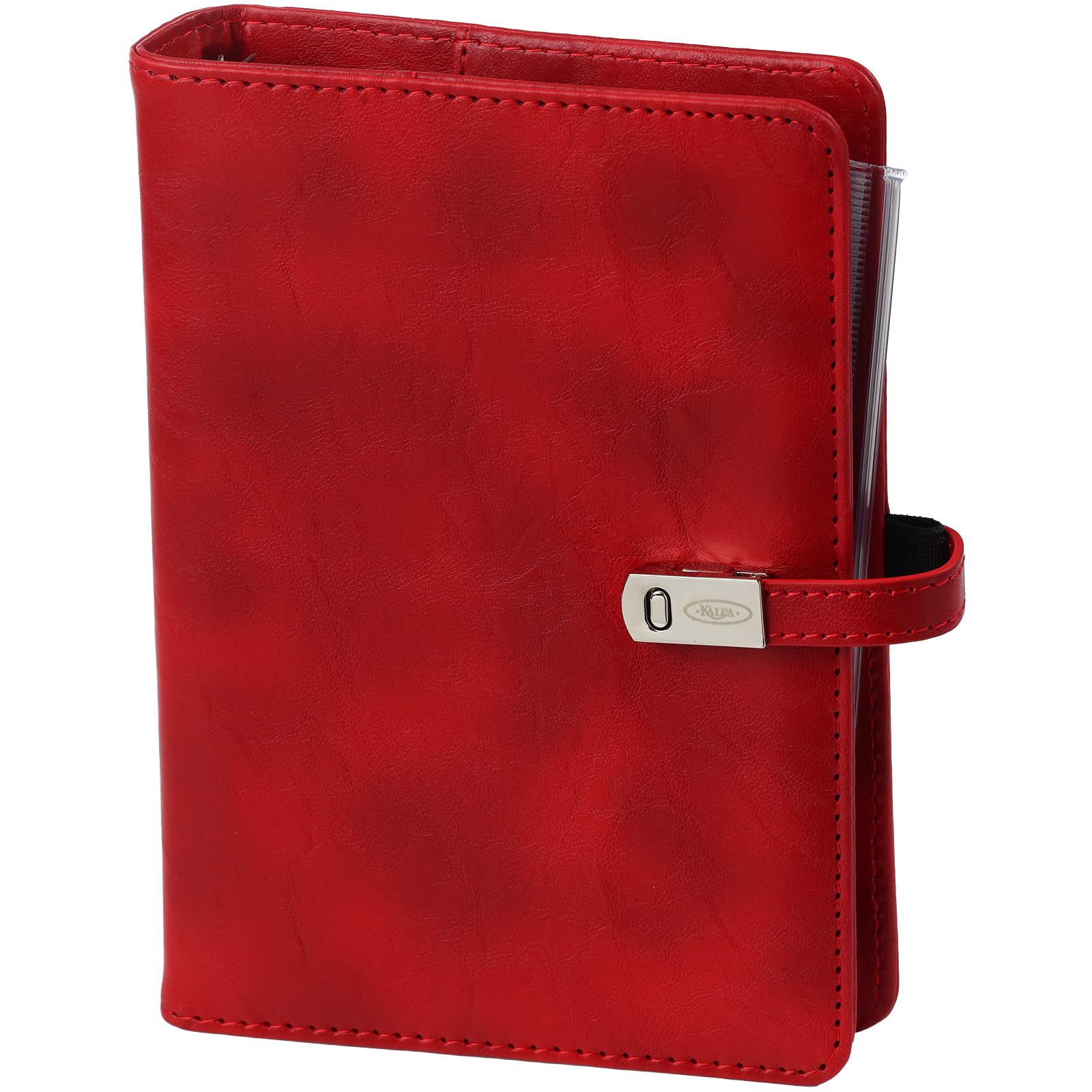 Kalpa Personal 6 Ring Binders Red with Free 2025 2026 Refills