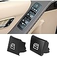 Jaronx 2PCS Driver Window Switch Button Covers Compatible with Mercedes Benz, Power Master Window Lift Switch Button Cover Caps Compatible with Mercedes Benz ML GL R Class W164 X164 W251