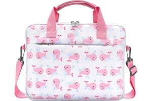 Dadanism Tablet Bag for Kids, 12.5 Inch Portable Tablet Sleeve Carrying Case with Handle & Shoulder Strap, Fits All-new Fire 