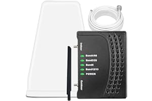 CALLONE+ Cell Phone Booster for Home & Office,Up to 2,000 sq ft,Cell Phone Signal Booster with Band 66/25/2/4/5/12/13/17,Boost 5G 4G Data for All U.S. Carriers FCC Approved