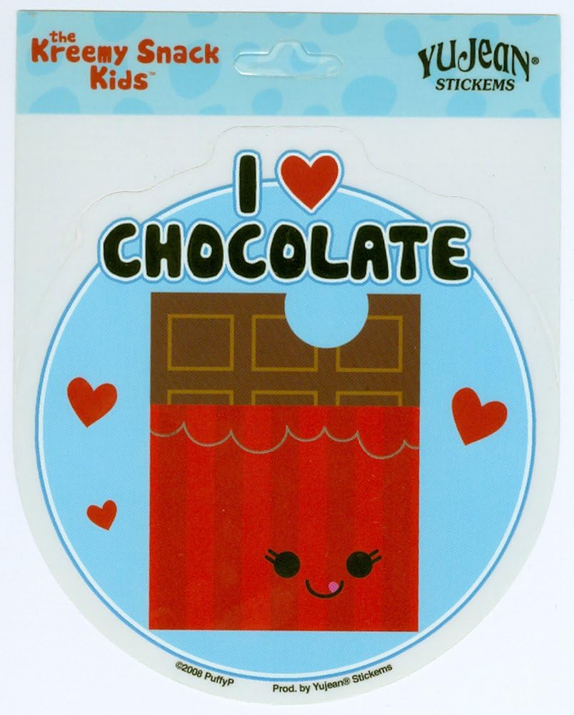 Puffy P - Kreemy Snack Kids I Heart Chocolate - Sticker / Decal