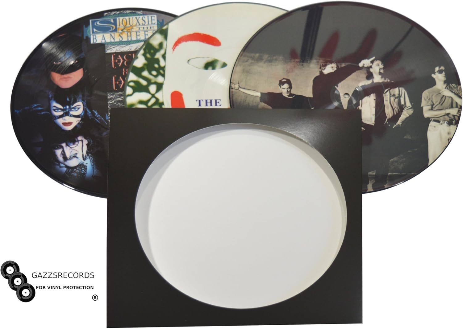 10 Black Cardboard 12" Vinyl Record Replacement Picture Amazon.co.uk