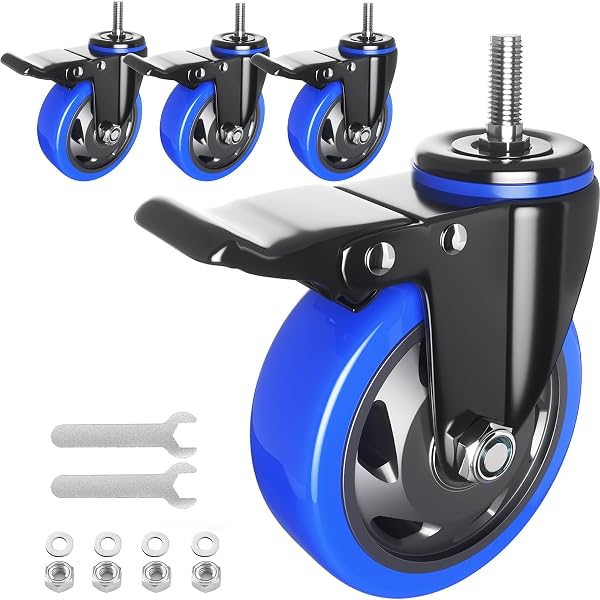 JADE RANGE Threaded STEM Caster 3000011272: Amazon.com: Industrial