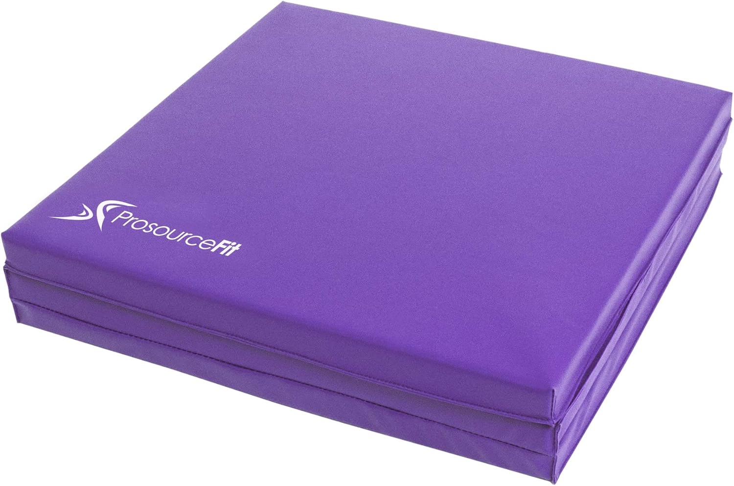 ProsourceFit Tri-Fold Folding Thick Exercise Mat 6’x2’ with Carrying Handles for MMA, Gymnastics, Stretching, Core Workouts, Purple : Sports & Outdoors