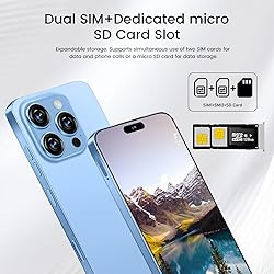 Fadnou I16 PROMAX Unlocked Phone, 6.99inch HD