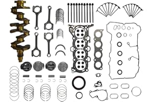 GPQ G4NH 2.0 Engine Rebuild Overhaul Kit w/Crankshaft Con Rods Pistion & Head Gasket Set Fit For Hyundai Elantra Kona Tucson Kia Forte Soul Seltos 2.0L 2015-2020，231102E501