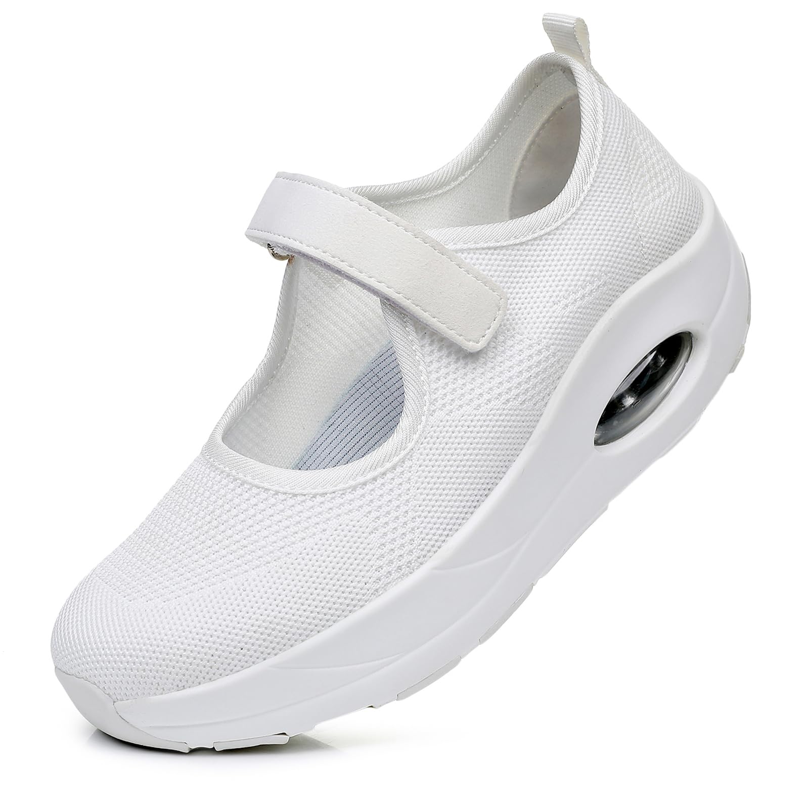 Photo 1 of *USED*
Git-up Women's Arch Support Walking Shoes, Comfortable Non Slip Orthopedic Sneakers for Ladies, Breathable Mesh Nursing Work Shoes for Plantar Fasciitis A-White