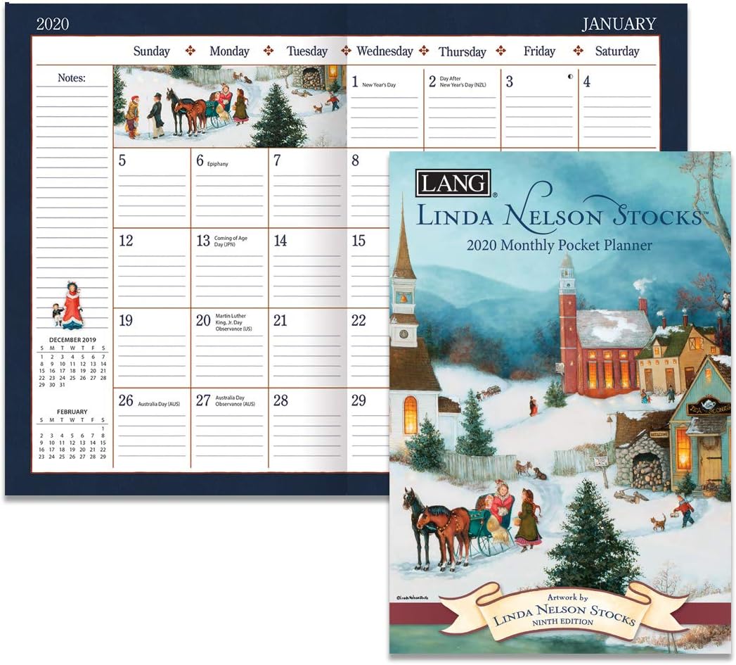 Lang Linda Nelson Stocks 2020 Monthly Pocket Planner (20991003179)