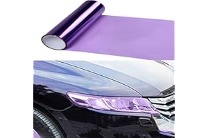EOHMAK Car Light Tint Film Car Light Film Sticker Headlight Fog Light Tinted Color Films Sticker Auto Smoke Film Sheet Sticker Cover for Car Headlight Brake Lights Taillight Fog Light(Purple,30x100CM)