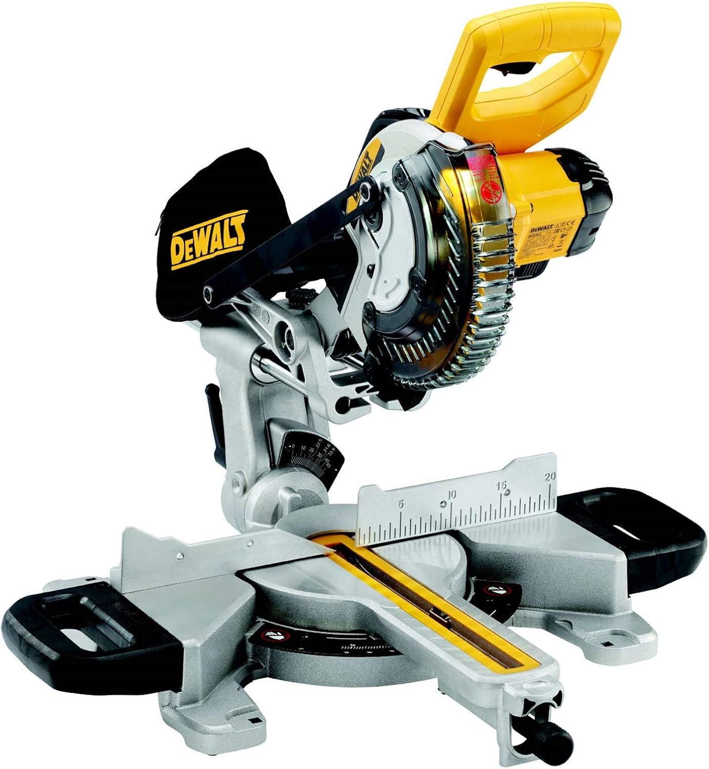 Dewalt DCS365M2 18 V 184 mm Cordless Mitre Saw - Yellow - Image 4