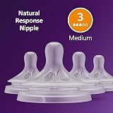 Philips Avent Natural Response Nipples Medium Flow 4-Pack SCY963/04 view 2