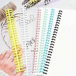 16 PCS Comb Binding Spines, Plastic Spiral Binding